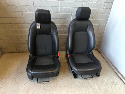 Discovery Sport Front Seats Pair Manual Black Leather L550 Land Rover L28046