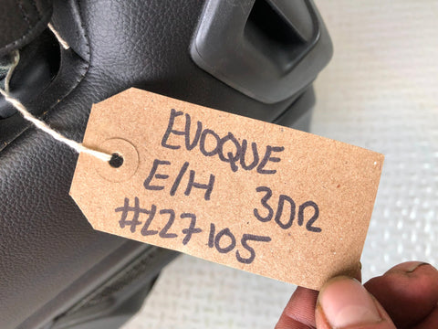 Range Rover Evoque Seats Set of Electric Black Leather L538 2011 to 2015 L27105