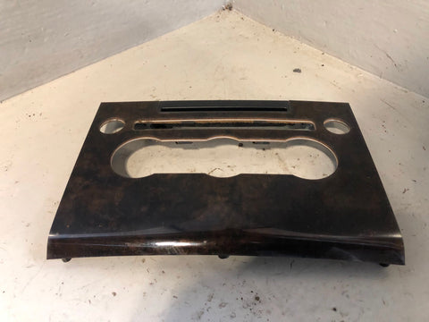 Range Rover L405 Heater Control Rear Trim Panel Surround Burr Wood 2013 to 2017