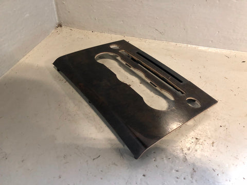 Range Rover L405 Heater Control Rear Trim Panel Surround Burr Wood 2013 to 2017
