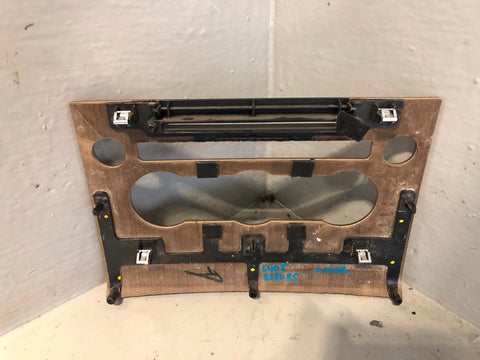 Range Rover L405 Heater Control Rear Trim Panel Surround Burr Wood 2013 to 2017