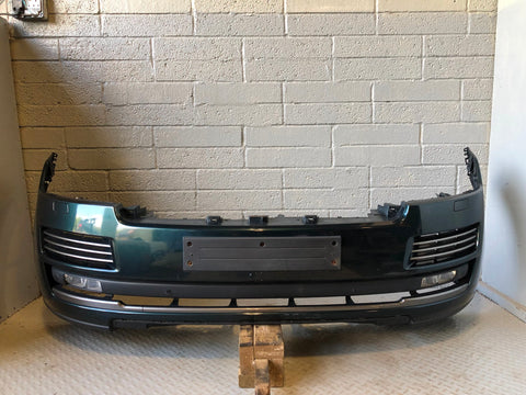 Range Rover L405 Front Bumper with Fog Lights in Aintree Green 2013 to 2017