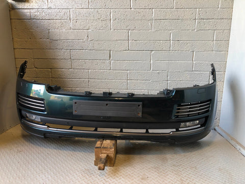 Range Rover L405 Front Bumper with Fog Lights in Aintree Green 2013 to 2017