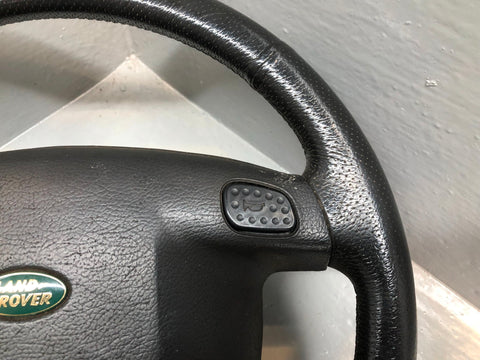 Discovery 2 Steering Wheel Land Rover Black Leather with Horn Buttons R28102