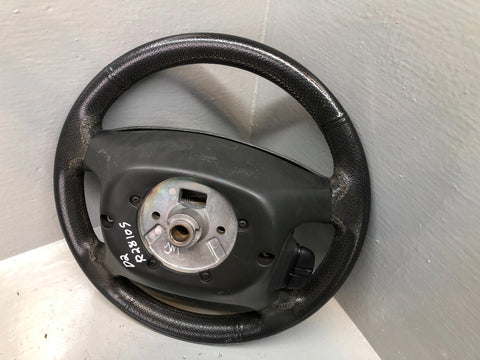 Discovery 2 Steering Wheel Land Rover Black Leather with Horn Buttons R28102