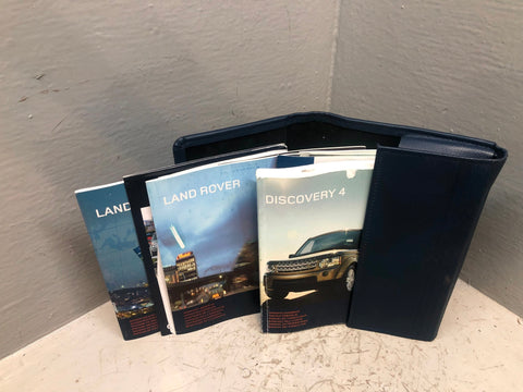 Discovery 4 Handbook User Manual in Wallet Land Rover 2009 to 2014 L05125