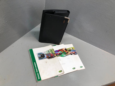 Discovery 2 Handbook User Manual In Wallet Land Rover 1998 to 2002 R28105