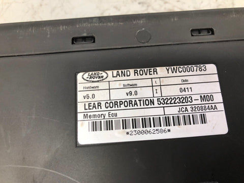 Electric Seat Module ECU Front YWC000783 L320 Discovery 3 Range Rover Sport