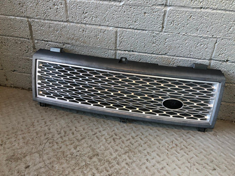 Range Rover L322 Front Grille Grey Silver Grill Aftermarket 2002 to 2005 K15046