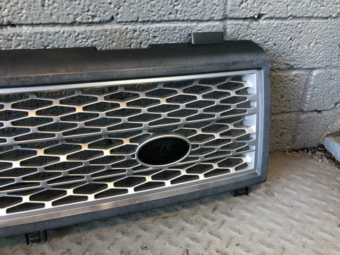 Range Rover L322 Front Grille Grey Silver Grill Aftermarket 2002 to 2005 K15046