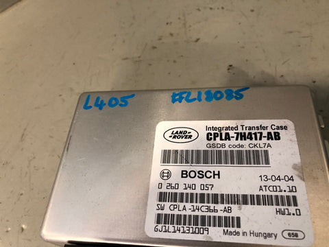 Range Rover L405 Transfer Case Module CPLA-7H417-AB 2013 to 2017