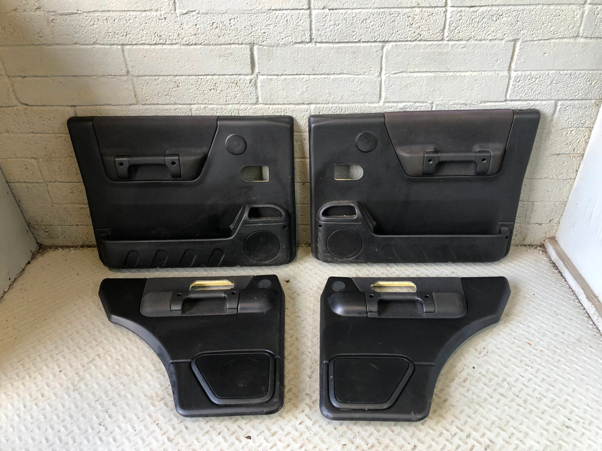 Discovery 2 Door Cards Set of x 4 Black Land Rover 1998 to 2004 R19026