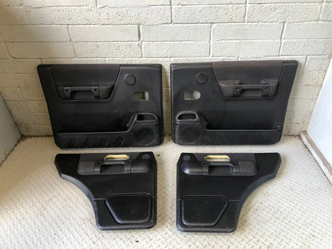 Discovery 2 Door Cards Set of x 4 Black Land Rover 1998 to 2004 R19026