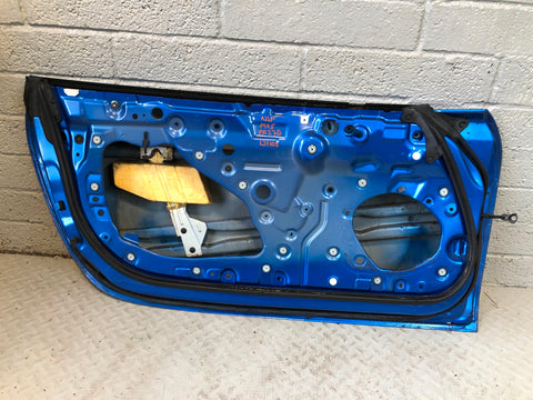 Mazda MX5 Front Door Near Side Left MK3 NC Winning Blue Metallic 2006 to 2014