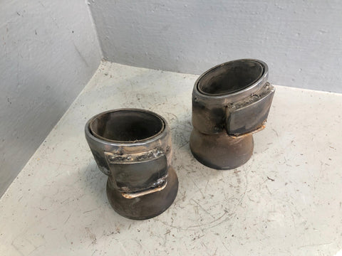 Range Rover L322 Exhaust Tail Pipe Tips Pair 2002 to 2013 R27115