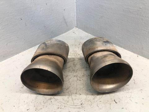 Range Rover L322 Exhaust Tail Pipe Tips Pair 2002 to 2013 R27115