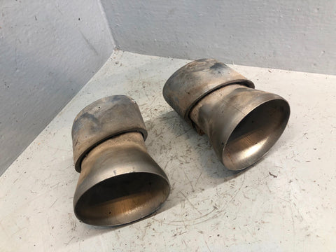 Range Rover L322 Exhaust Tail Pipe Tips Pair 2002 to 2013 R27115
