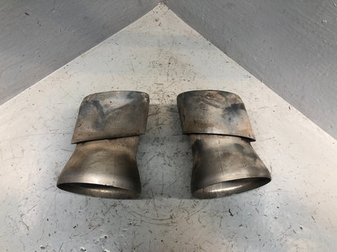 Range Rover L322 Exhaust Tail Pipe Tips Pair 2002 to 2013 R27115