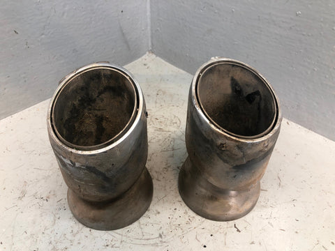Range Rover L322 Exhaust Tail Pipe Tips Pair 2002 to 2013 R27115