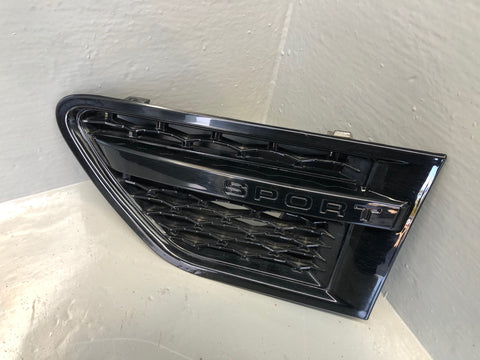 Range Rover Sport Wing Vents Pair L320 in Black Aftermarket 2009 to 2013