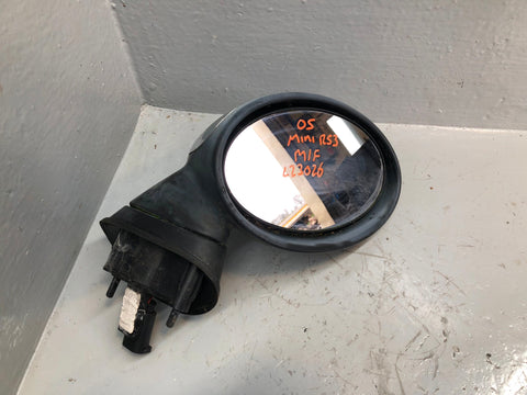 Mini R53 Door Mirror Off Side Right Chrome Electric 2001 to 2006