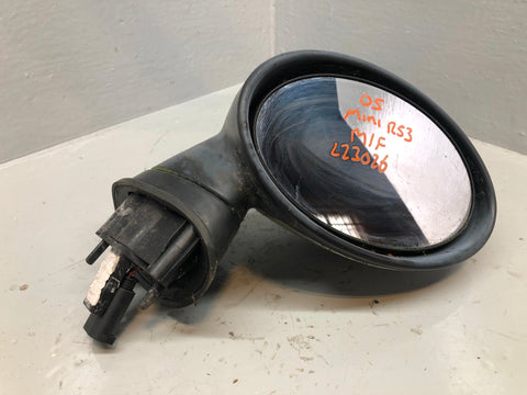 Mini R53 Door Mirror Off Side Right Chrome Electric 2001 to 2006