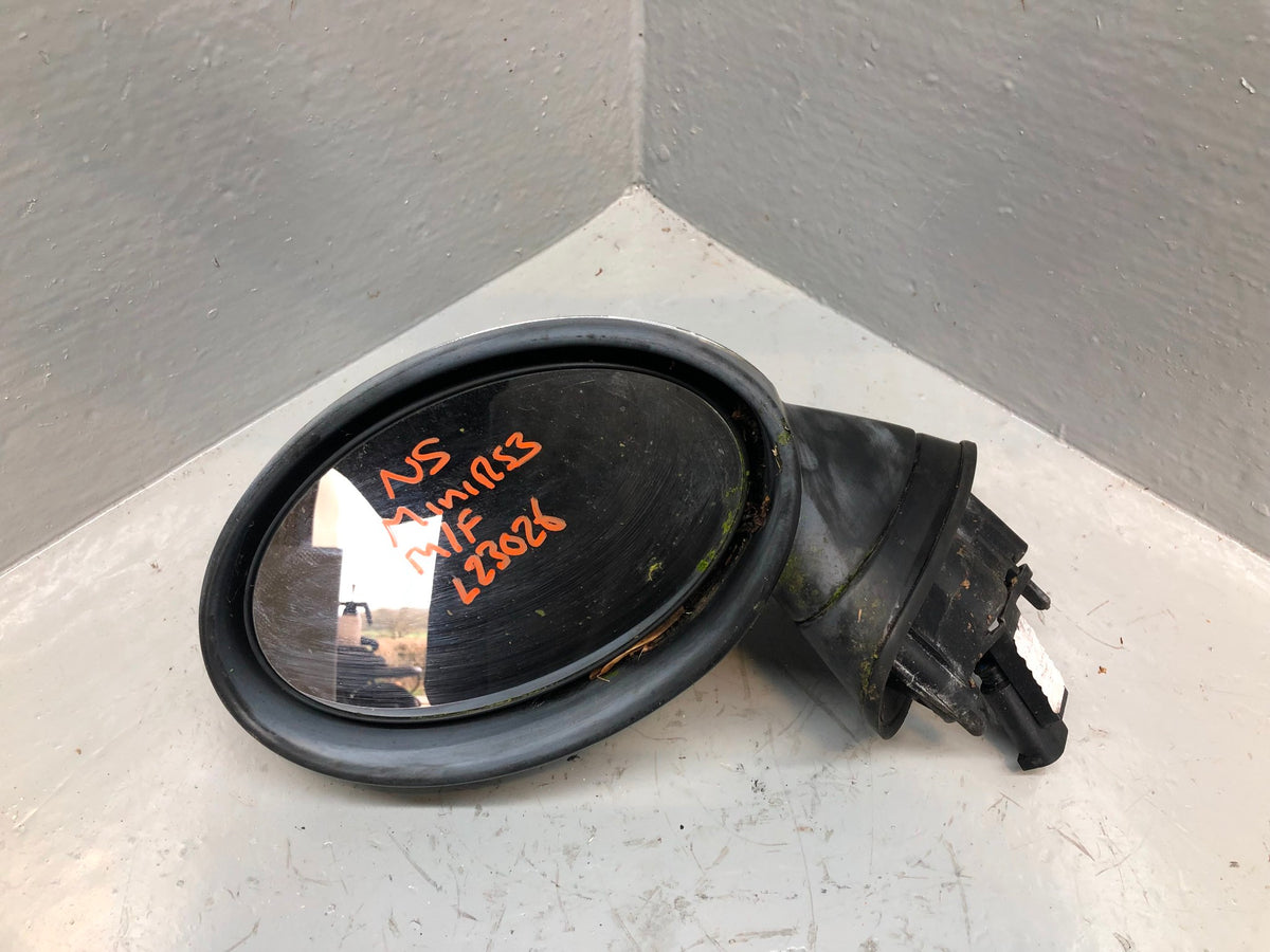 Mini R53 Door Mirror Near Side Left Chrome Electric 2001 to 2006