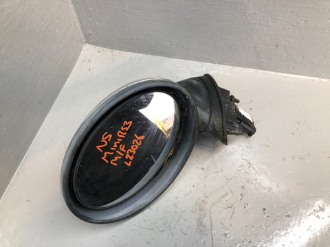 Mini R53 Door Mirror Near Side Left Chrome Electric 2001 to 2006