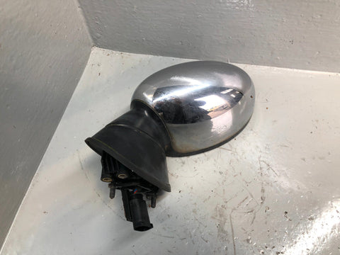 Mini R53 Door Mirror Near Side Left Chrome Electric 2001 to 2006