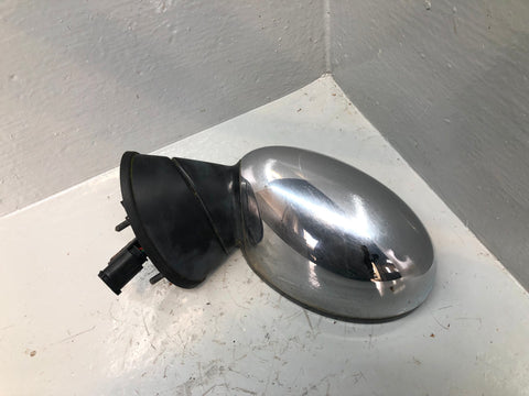 Mini R53 Door Mirror Near Side Left Chrome Electric 2001 to 2006
