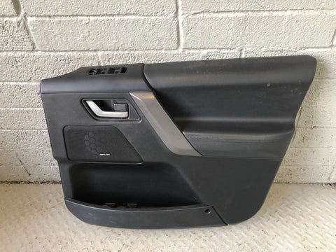 Freelander 2 Door Cards Set of 4 in Black Leather Land Rover 2006 to 2011 R17036