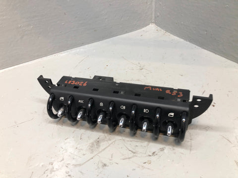 Mini R53 Switch Panel Windows Fog Lights Traction Locking 6958033 2001 to 2006