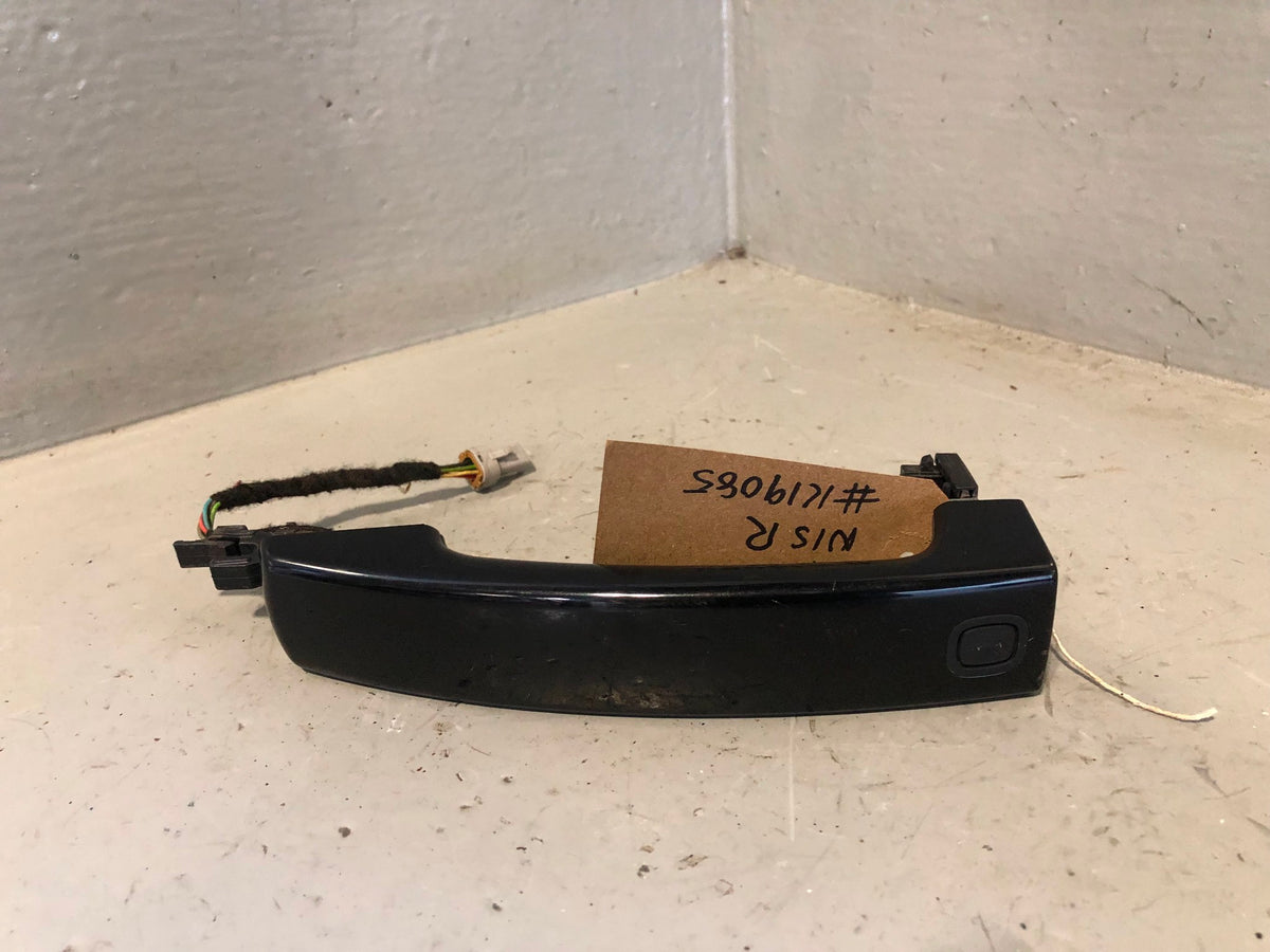 Discovery 4 External Keyless Door Handle Near Side Rear Black Land Rover
