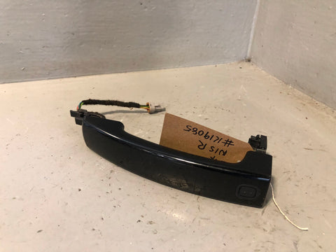 Discovery 4 External Keyless Door Handle Near Side Rear Black Land Rover
