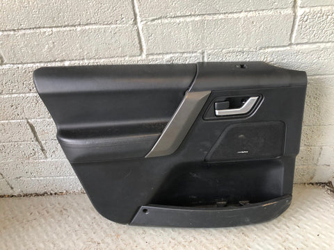 Freelander 2 Door Cards Set of 4 in Black Leather Land Rover 2006 to 2011 R17036