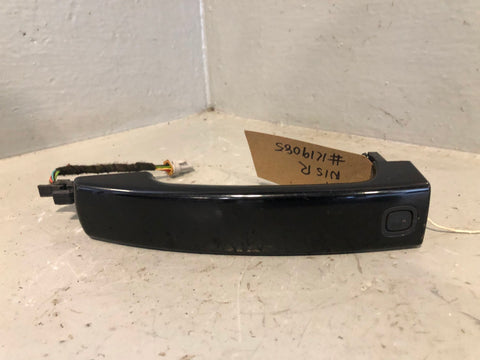Discovery 4 External Keyless Door Handle Near Side Rear Black Land Rover