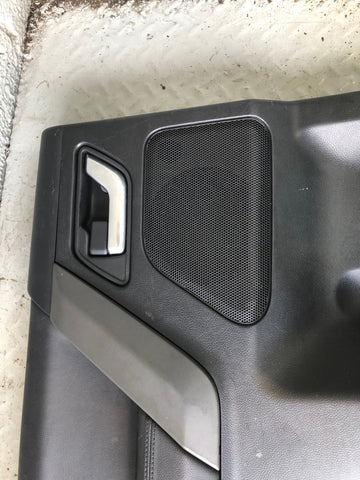 Freelander 2 Door Cards Set of 4 in Black Leather Land Rover 2006 to 2011 R17036