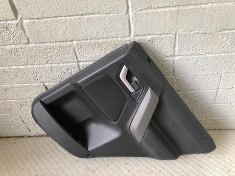 Freelander 2 Door Cards Set of 4 in Black Leather Land Rover 2006 to 2011 R17036