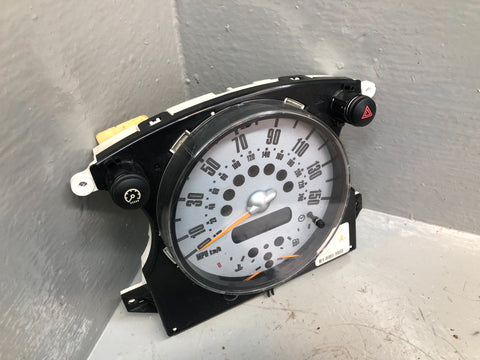 Mini R50 R53 Instrument Cluster Speedo 1.6 Cooper 6211-6972076 2001 to 2006