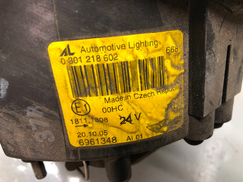 Mini R53 Headlight Halogen Off Side Right 0 301 218 602 Facelift 2004 to 2006