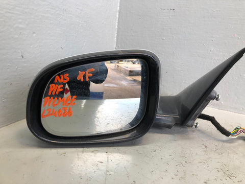 Jaguar XF Door Mirror Near Side Left Power Fold Liquid Silver X250 2007 to 2015