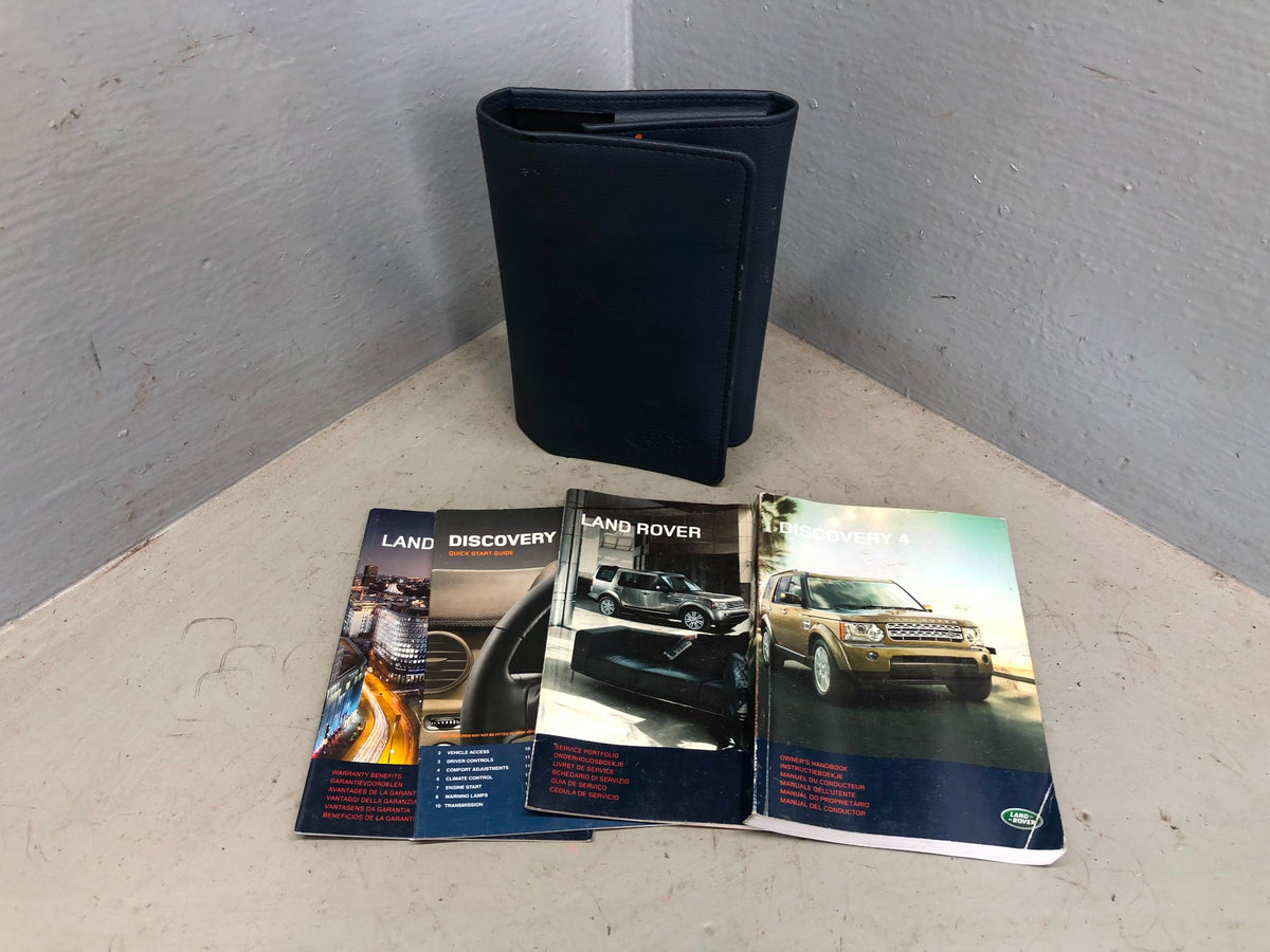 Discovery 4 Handbook User Manual in Wallet Land Rover 2009 to 2014 D28046