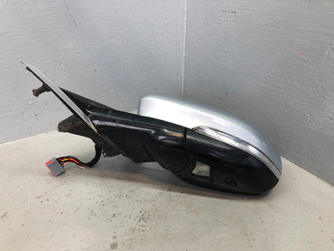 Jaguar XF Door Mirror Near Side Left Power Fold Liquid Silver X250 2007 to 2015