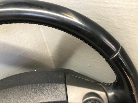 Discovery 4 Steering Wheel Leather Black Land Rover 2009 to 2013 D28046