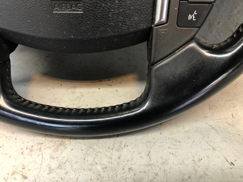Discovery 4 Steering Wheel Leather Black Land Rover 2009 to 2013 D28046