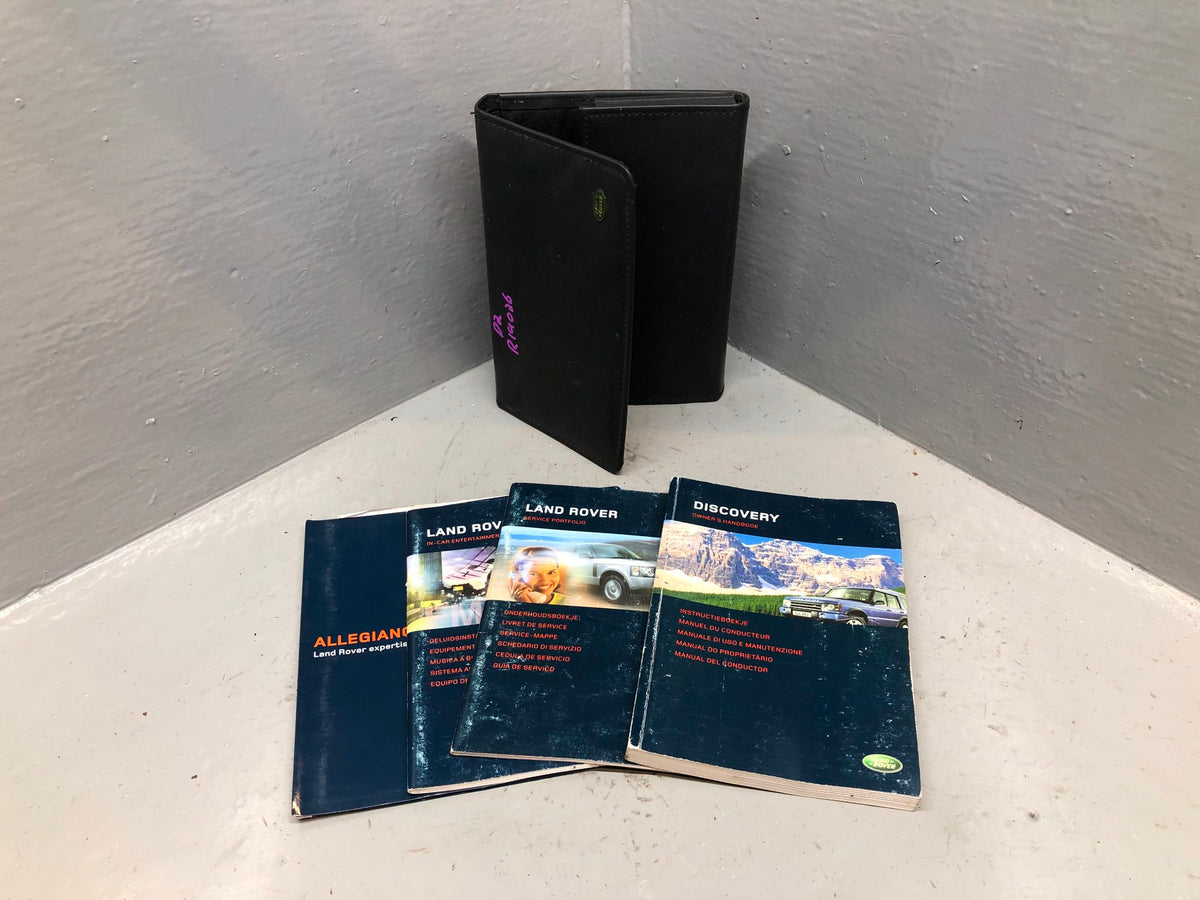 Discovery 2 Handbook User Manual In Wallet Land Rover 2002 to 2004 R19026