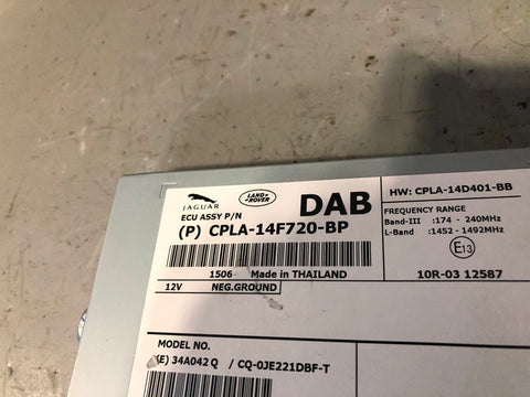 Discovery 4 DAB Radio Module CPLA-14F720-BP Land Rover 2014 to 2016