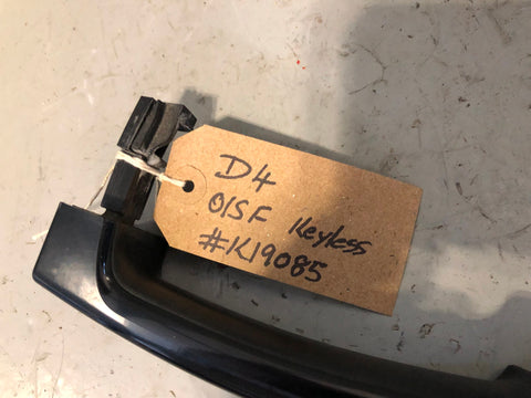 Discovery 4 External Keyless Door Handle Off Side Front Black Land Rover