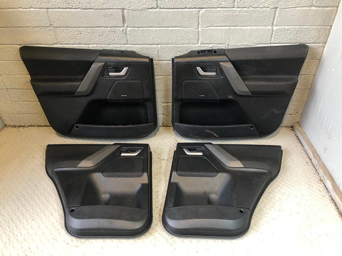Freelander 2 Door Cards Set of 4 in Black Cloth Land Rover 2006 to 2011 R09125