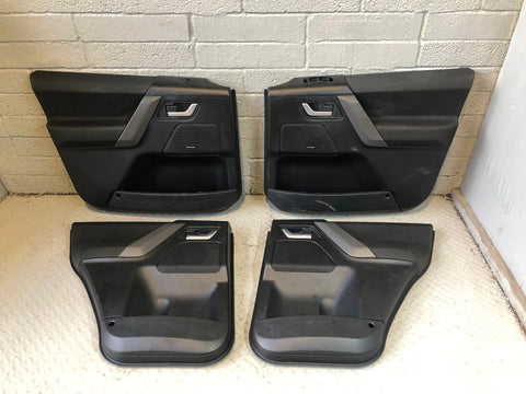 Freelander 2 Door Cards Set of 4 in Black Cloth Land Rover 2006 to 2011 R09125